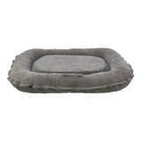 .Párna Lennox vital, zsenília, ovális, 70 x 55 cm, szürke