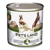 Pet´s Land Dog Konzerv Vadas 800g