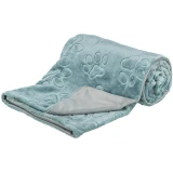 .Pléd Barry puha plüss, 70x50cm kék/szürke