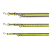 .Póráz Freshline Spot S-M 1m/15mm Homok/Zöld/Szürke