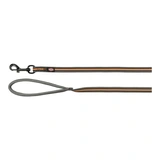 Póráz Fusion Kiképző, Gumis, M–XL: 5 m/17 mm, Grafit/Papaya