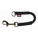 Trixie Rántáscsillapító Pórázhoz, Kerek, S-M 24cm/9mm, Fekete