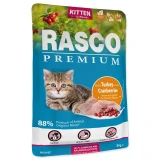 Rasco Premium Cat alutasak Kitten Pulyka&Vörös áfonya 85g