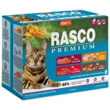 Rasco Premium Cat Alutasak Multipack Adult Marha,Borjú,Pulyka,Kacsa 12x85g