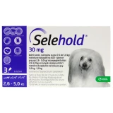 Selehold 30 mg 2,6-5 kg kutyáknak 0,25 ml 3x