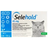 Selehold 45 mg 2,6-7,5 kg macskáknak 0,75 ml 3x