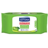Septona antibakteriális törlőkendő 60 db zöldalma