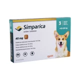 Simparica 40 mg rágótabletta 10-20 kg 3x