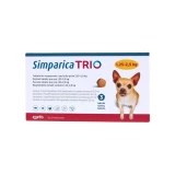 Simparica Trio rágótabletta 1,25–2,5 kg 3x