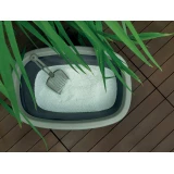 Sprint Macska WC Green Line 58x39x17cm Sötétszürke/szürke