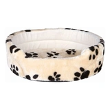 Trixie Ágy Joey Peremes, Ovális, 70x62cm, bézs/fekete tappancsos