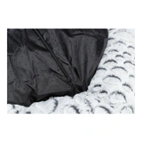 Trixie Ágy Mila Plüss Kerek, 50 cm, Fehér-Szürke