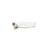 Trixie Alagút Macskának Cipzárazható Fekhellyel 55x27x116cm Fehér-Bézs