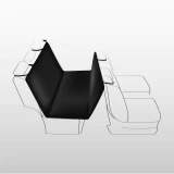 Trixie Autóba Ülésvédő 1.40×1.45m fekete/barna