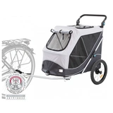 Trixie Bicikli trailer, gyors kapcsolós L 74x95x103/143cm szürke