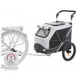 Trixie Bicikli trailer, gyors kapcsolós M 63x95x90/132cm szürke