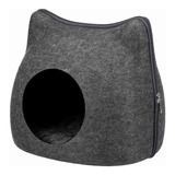 Trixie Bújó Cat filc 38x35x37cm szürke