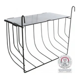 Trixie Eledeltartó Rágcsálónak Fedéllel, Fém, 25 × 18 × 12 cm, Fekete