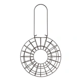 Trixie Faggyúgolyó tartó 24x8cm fekete