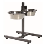 Trixie fém tál állványon kutyának 2x1,8l/20cm