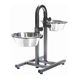Trixie fém tál állványon kutyának 2x2,8l/24cm