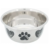 Trixie fém tál gumitalppal 1L/15cm