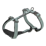 Trixie Hám CityStyle, Pamut, L–XL: 75–120 cm/25 mm, Zsálya zöld