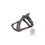 Trixie Hám Fusion Túrázáshoz, M–L: 61–75 cm/30 mm, Grafit/Papaya