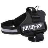 Trixie Hám Julius-K9 Power, 2/L–XL: 71–96 cm/50 mm, Fekete