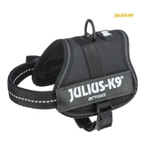 Trixie Hám Julius-K9 Power, 2XS/Baby 2: 33–45 cm/18 mm, Fekete