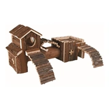 Trixie Ház+Odu+Csúszda 47*22*15cm Fa