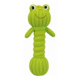 Trixie Játék latex súlyzó béka, Zöld