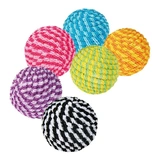Trixie Játék Macska Labda Kötélből 4,5cm, 6 féle színben