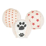 Trixie Játék Macskáknak Labdák Jutából 5 cm, 3db