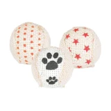 Trixie Játék Macskáknak Labdák Jutából 5 cm, 3db