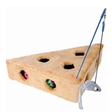 Trixie Játék Macskának Plüss Sajt 3 Labdával 36x8x26cm