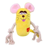 Trixie Játék Plüss Állatok kötéllel 13cm