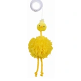 Trixie Játék Plüss Csirke Gumi Kötélen 20cm