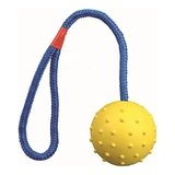 Trixie Játék Tömör Gumi Labda Kötéllel 6cm
