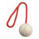 Trixie Játék Tömör Gumi Labda Kötéllel