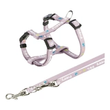 Trixie Junior Puppy Szett Hám+póráz 23–34 cm/8mm 2m világos lila