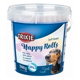 Trixie Jutalomfalat Soft Snack Happy Rolls Vödörs 500g