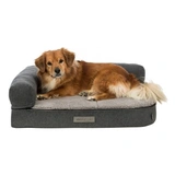 Trixie Kanapé Bendson Szögletes, 100 × 80 cm, Sötétszürke/Világosszürke