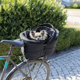 Trixie Kosár keskeny biciklire 29x42x48cm fekete