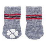 Trixie Kutyazokni Csúszásmentes Talppal L-XL Szürke 2db/Csomag