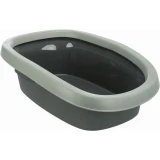 Macska WC Be Eco Carlo Peremes 38x17x58cm Antracit/Szürke-Zöld