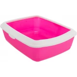 Trixie Macska WC Classic Peremmel, 37 × 15 × 47 cm, Rózsaszín/Fehér