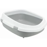 Macska WC Primo XXL Peremes 56x25x71cm Szürke/Fehér