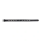 Trixie Nyakörv Active bőr designnal M-L 42-48cm/25mm fekete