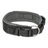 Trixie Nyakörv Premium extra széles, S-M 33-42cm/35mm fekete/szürke